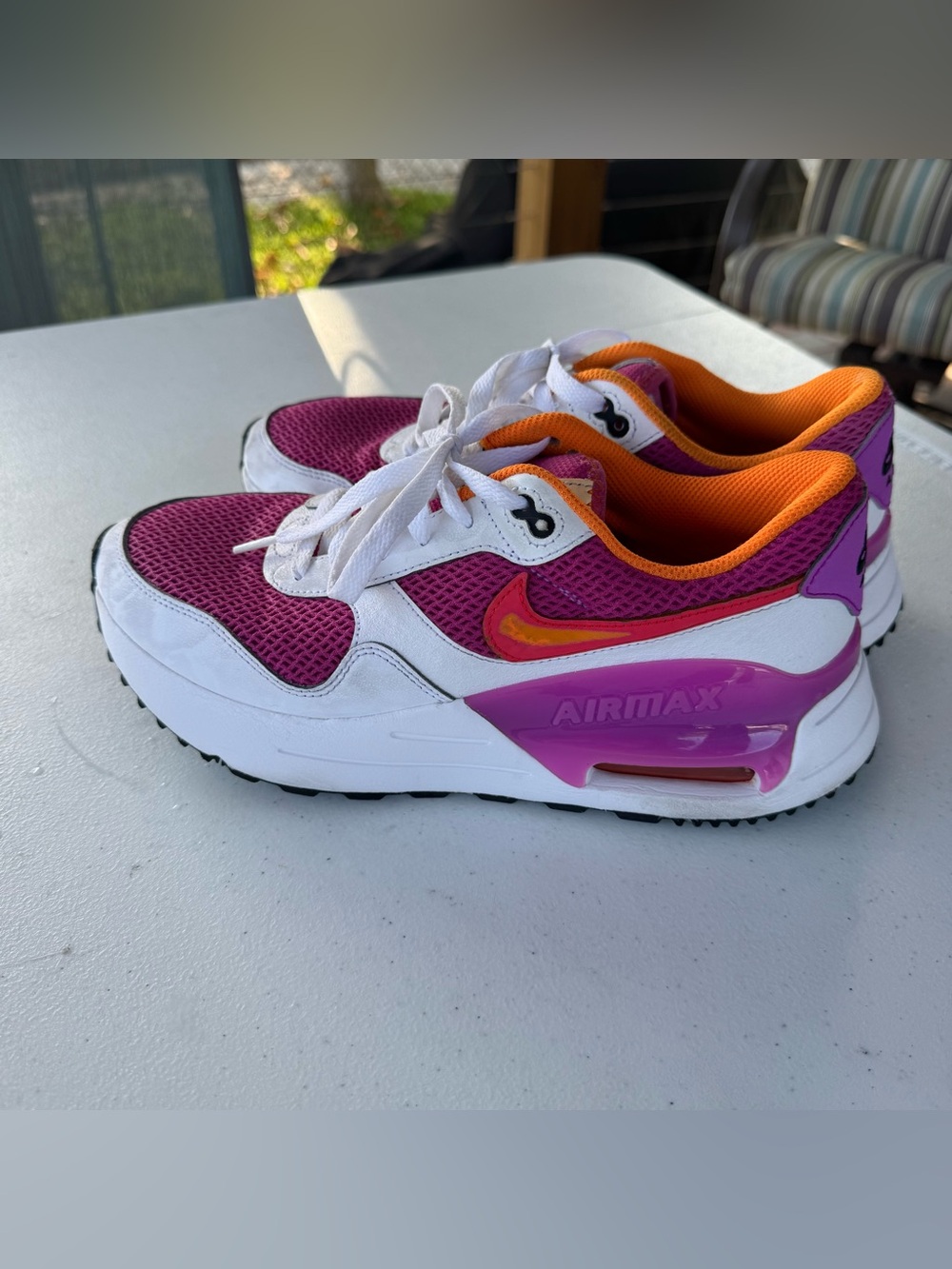 Nike Air Max SYSTM Sneakers Cosmic Fuchsia Dream colorway Women's Size 9